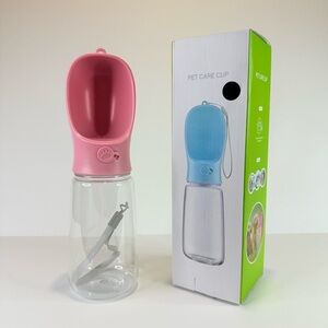 Portable Dog Water Bottle 550ml Leak Proof Pet Travel Water Dispenser Cup